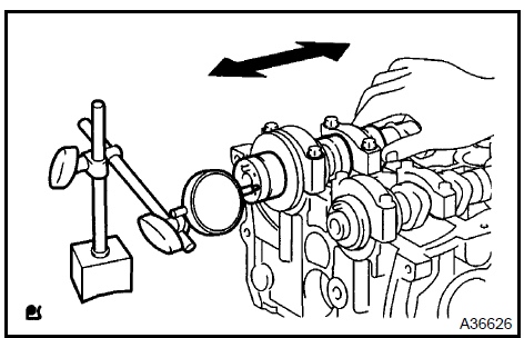 12. INSPECT CAMSHAFT OIL CLEARANCE