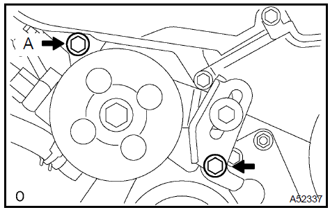 Install vane pump assy