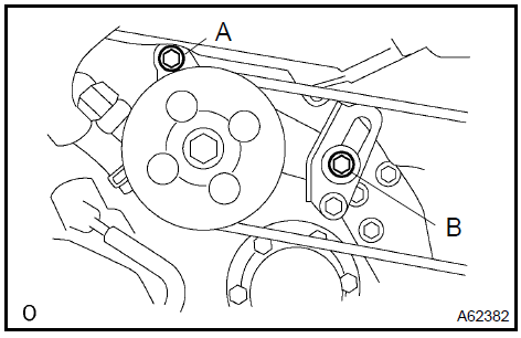 Install vane pump V belt