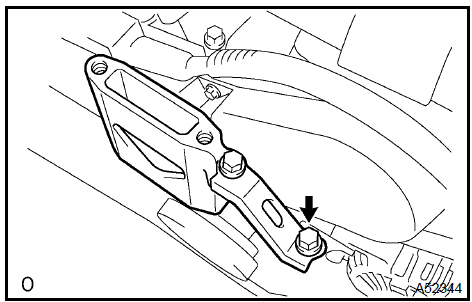 Install engine mounting stay No.2 RH