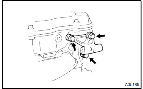 Install pump bracket