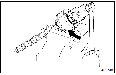 33. REMOVE CAMSHAFT SUB GEAR