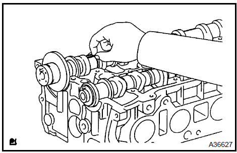 d. Install the bearing caps.