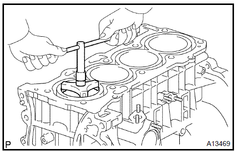 Remove piston sub-assy w/connecting rod