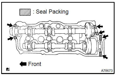 Install cylinder head cover sub-assy