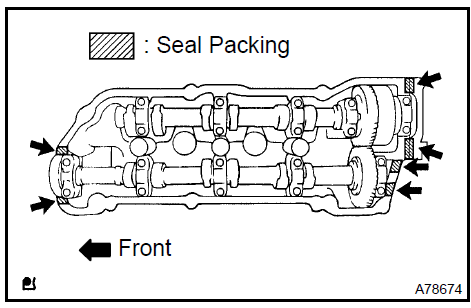 Install cylinder head cover sub-assy  LH