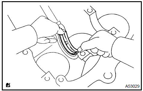 Install crankshaft bearing