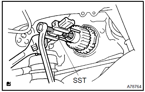 Remove crankshaft timing pulley