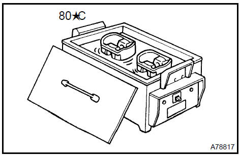 b. Coat the piston pin with engine oil.