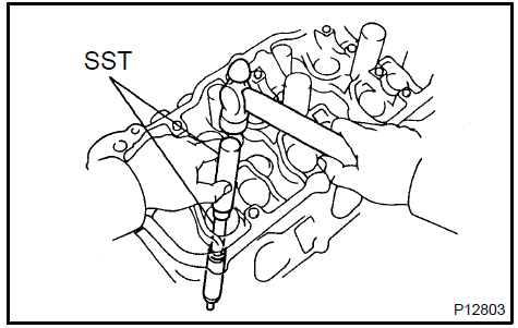 16. INSTALL VALVE GUIDE BUSHING