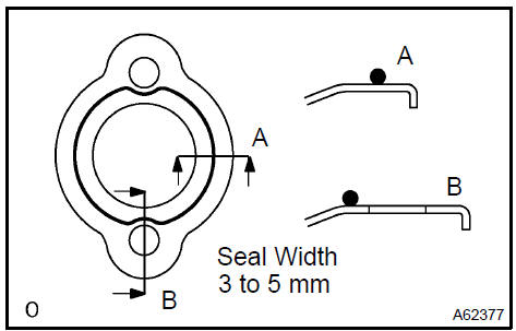 b. After applying the specified torque, rotate the drain cock
