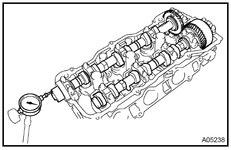 Inspect camshaft thrust clearance