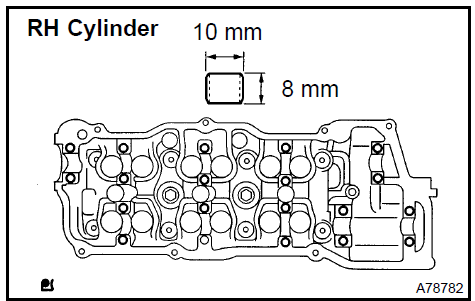 Install ring W/head pin (RH cylinder)