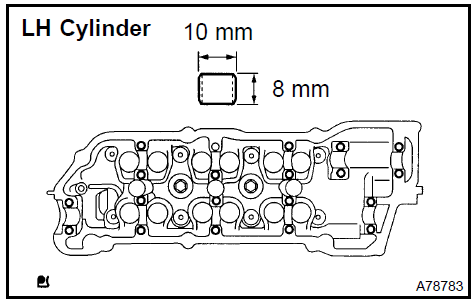  Install ring pin (LH cylinder)