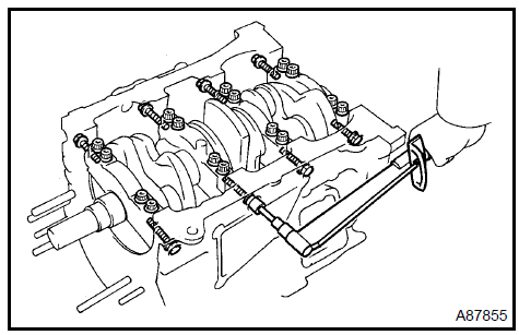 k. Measure the Plastigage at its widest point.