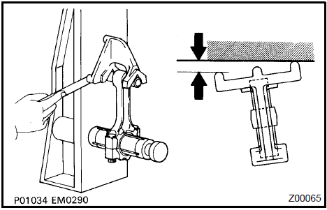 24. INSPECT PISTON PIN OIL CLEARANCE