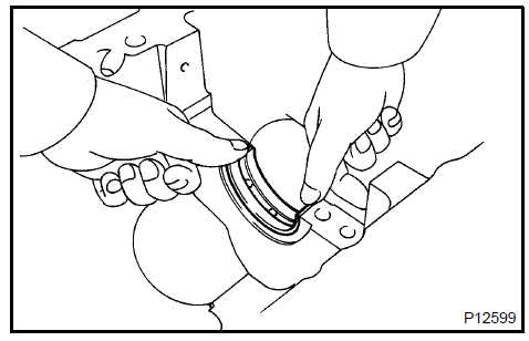 b. Align the key of the bearing with the keyway of the main