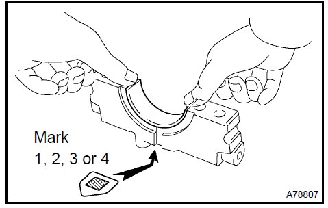 41. INSTALL CRANKSHAFT THRUST WASHER SET