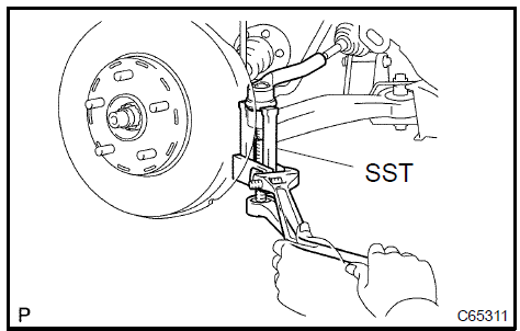 Remove speed  front RH (W/ abs)