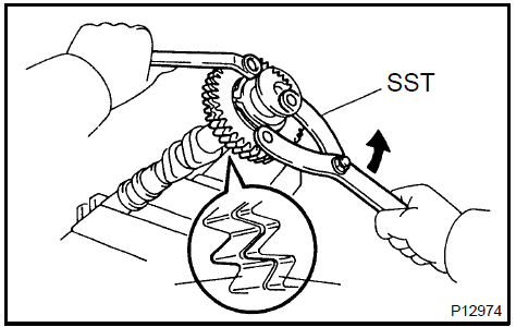 29. INSTALL CAMSHAFT TIMING GEAR ASSY