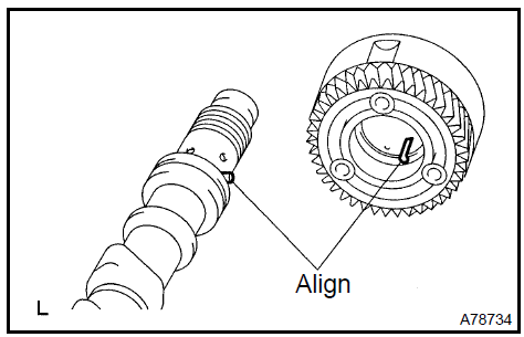 c. Using a 46 mm socket wrench, install and tighten the lock