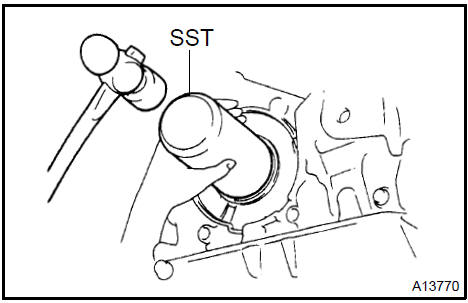 17. INSTALL CRANKSHAFT TIMING PULLEY