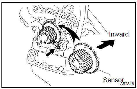 Install crankshaft timing pulley