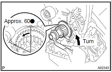 f. Using SST, turn the timing pulleys, and align the timing