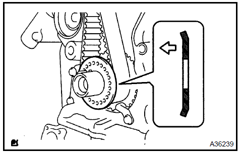Install timing belt guide No.2