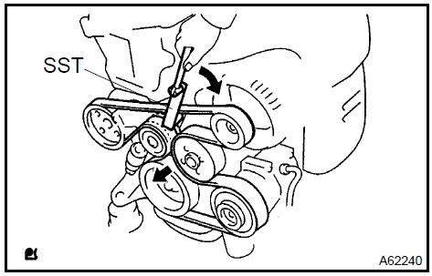  Install drive belt