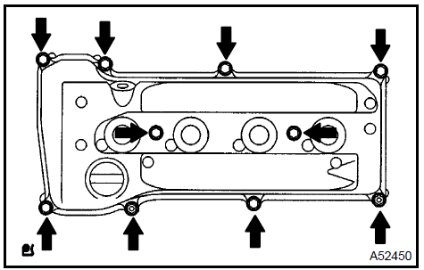 Remove cylinder head cover sub-assy