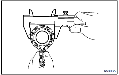 Inspect crankshaft timing gear or sprocket