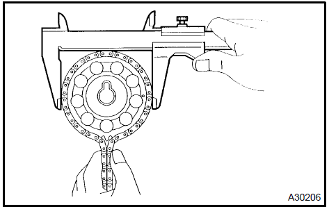 Inspect camshaft timing gear or sprocket