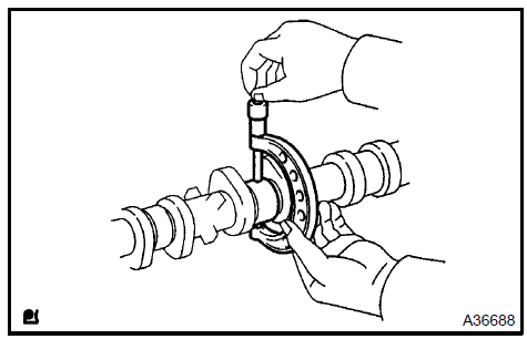 53. INSPECT No.2 CAMSHAFT