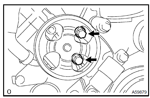 Remove vane pump assy