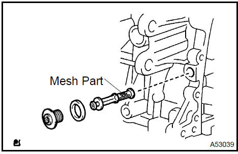 Install oil control valve filter