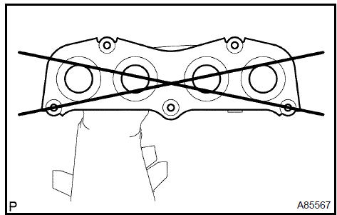 Inspect converter sub-assy, exhaust manifold