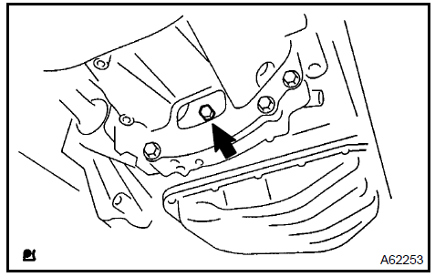 Install drive plate & torque converter clutch setting bolt (A/T)