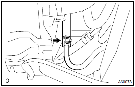 128. INSTALL OIL RESERVOIR TO PUMP HOSE No.1