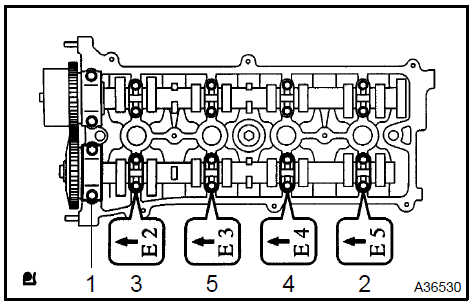 Remove No.2 Camshaft